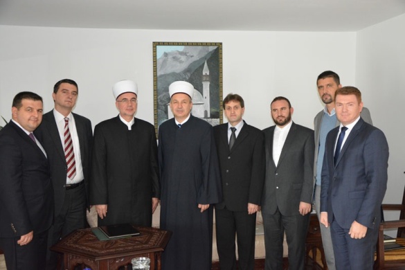 Muftija Grabus primio u službenu posjetu muftiju Vahida Fazlovića