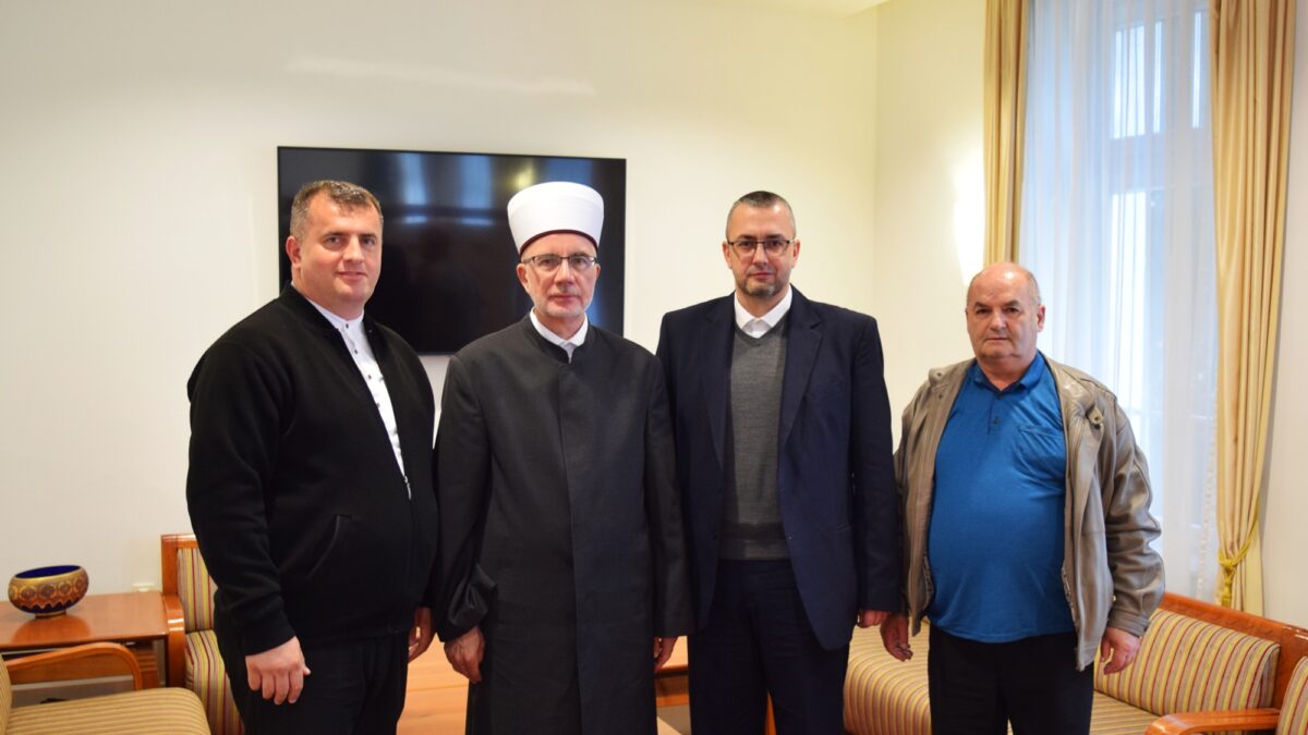 Muftija Fazlović primio delegaciju Medžlisa Islamske zajednice Bosanski Novi