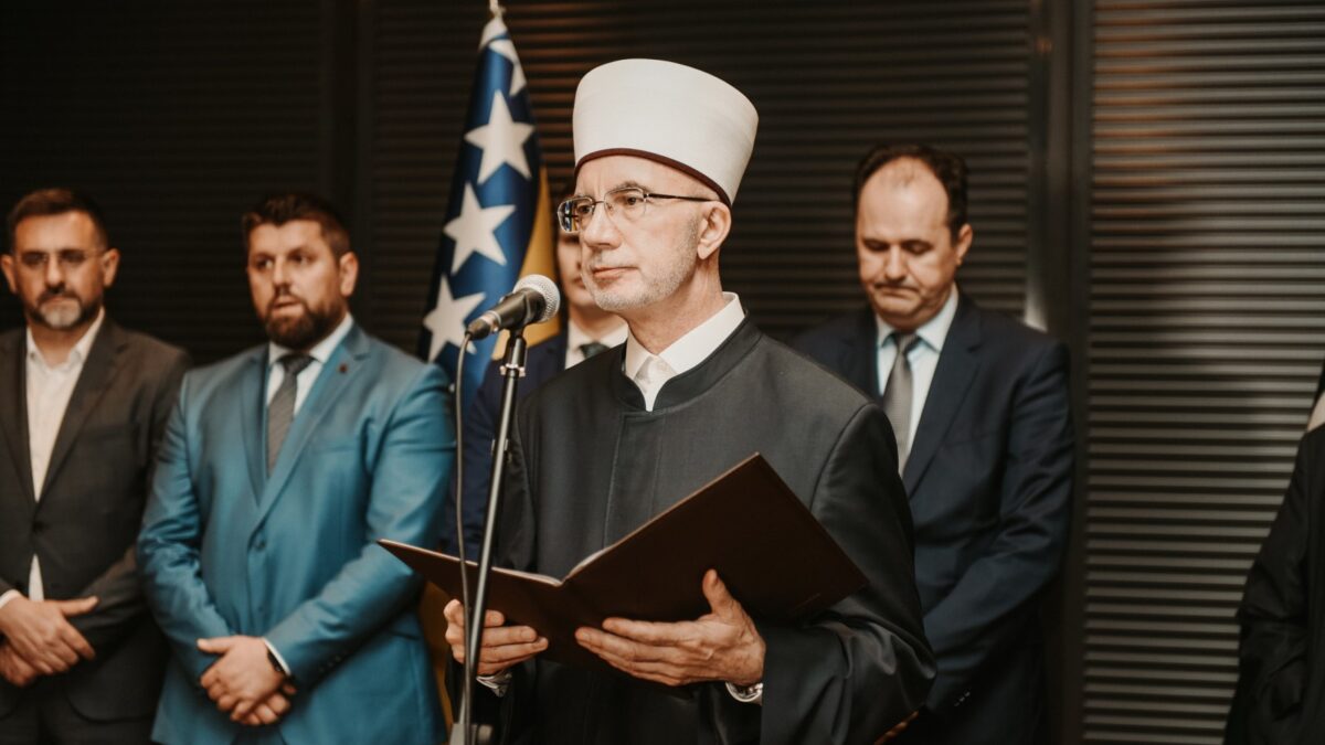 Bajramski prijem muftije tuzlanskog dr. Vahid-ef. Fazlovića