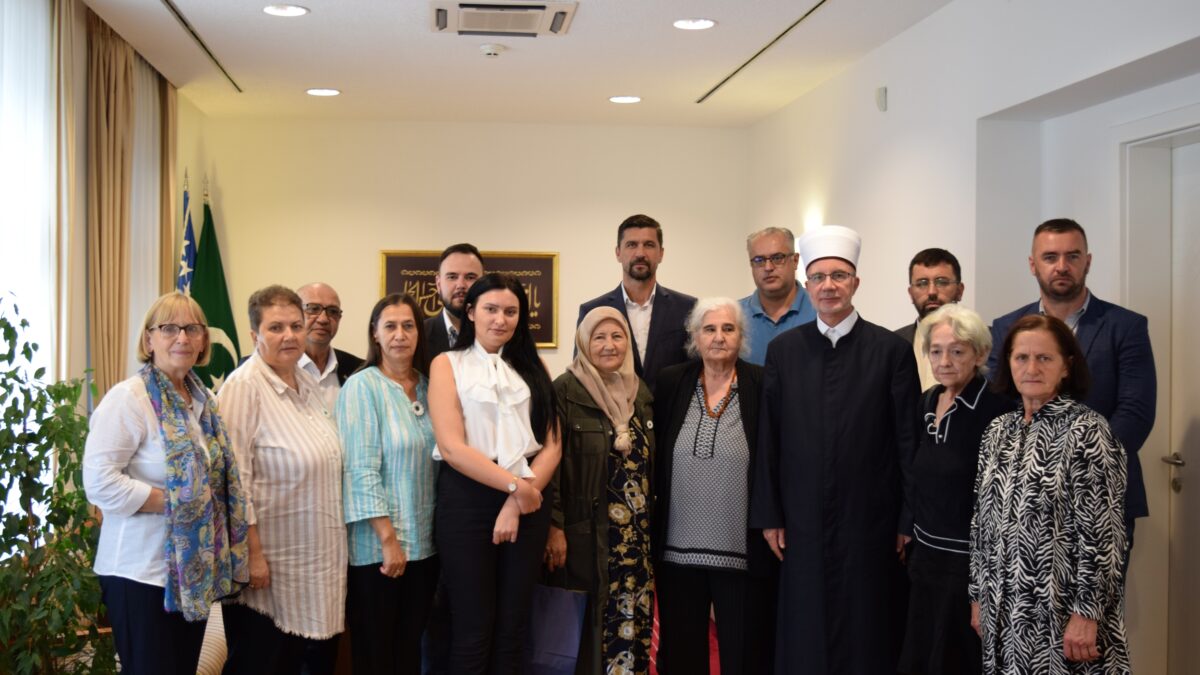 Muftiju Fazlovića posjetili članovi Odbora za međureligijski dijalog Memorijalnog centra Srebrenica