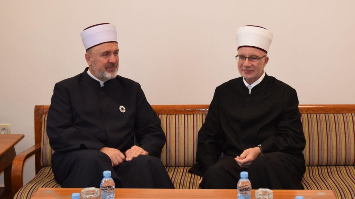 Muftija Fazlović i muftija Adilović razgovarali o iskustvima i saradnji dvaju muftijstava