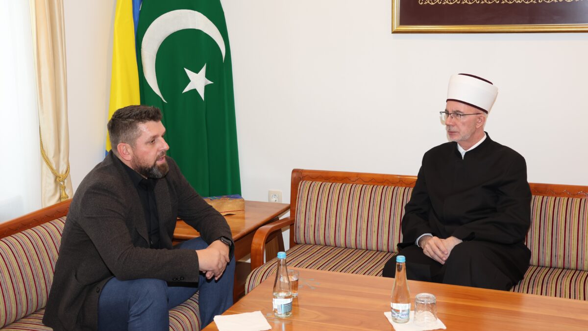 Muftija Fazlović razgovarao s potpredsjednikom Ćamilom Durakovićem i direktorom Emirom Suljagićem