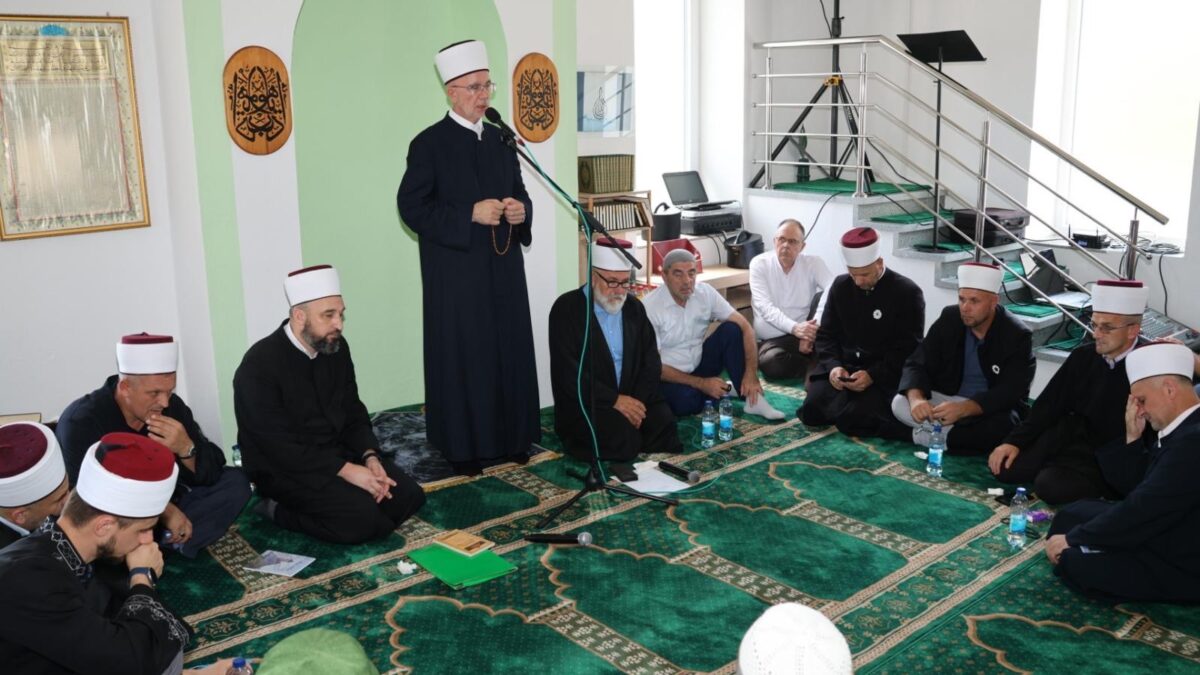 Muftija Fazlović u džematu Glodi (MIZ Zvornik): S vjerom je svako dobro