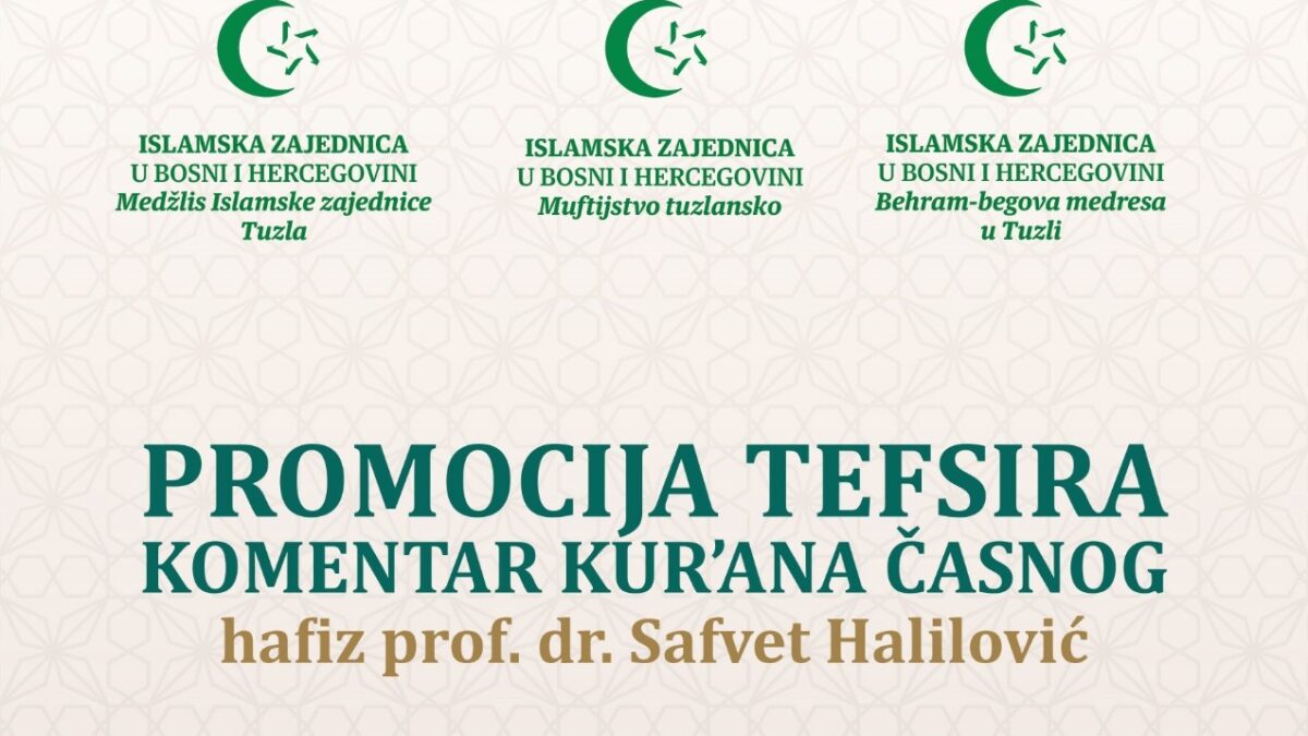 Tuzla: Promocija prvog cjelovitog Tefsira na bosanskom jeziku