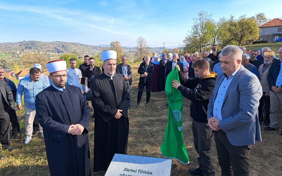 MIZ Zvornik: Položen kamen temeljac za džamiju u Vitinici