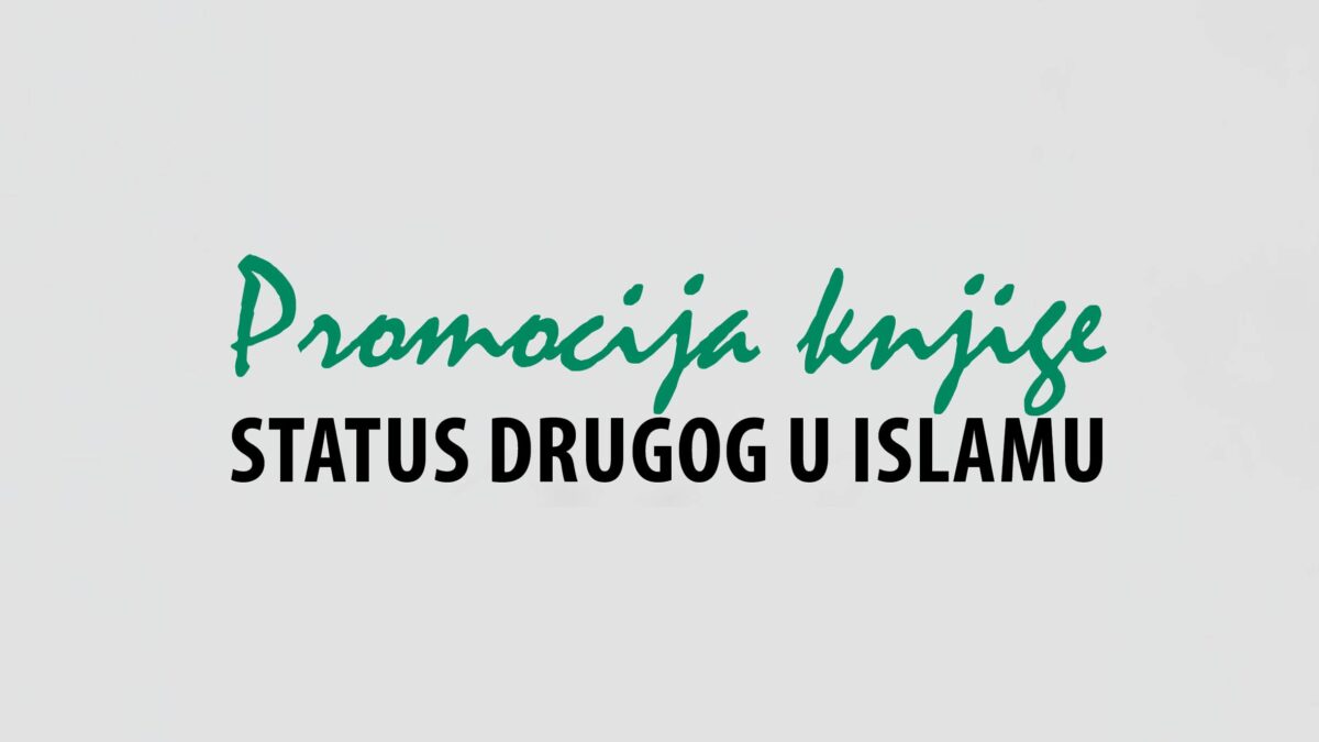 Tuzla: U četvrtak promocija knjige Status Drugog u islamu