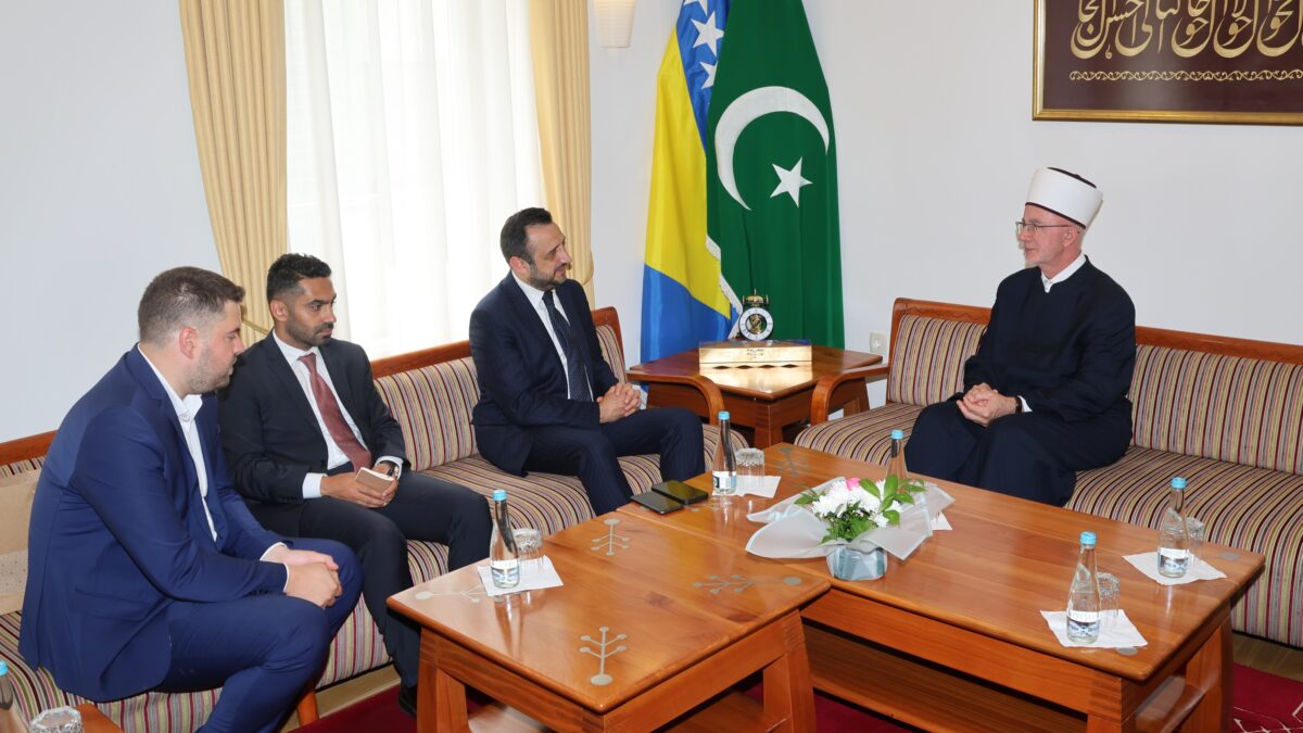 Muftiju Fazlovića posjetio ambasador Republike Turske Nj. E. Emin Akseki