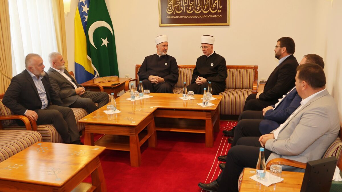 Muftiju Fazlovića posjetio muftija travnički Ahmed-ef. Adilović sa saradnicima