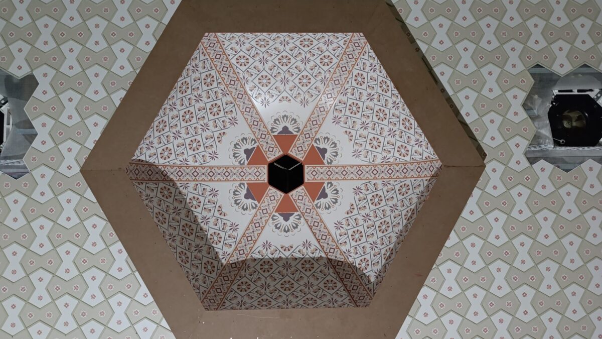 Rekonstrukcija unutrašnjosti Azizija džamije u Orašju