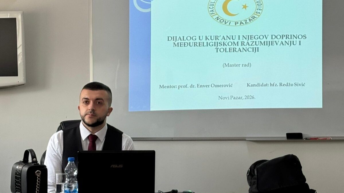 Magistrirao glavni imam MIZ Orašje hafiz Redžo-ef. Sivić